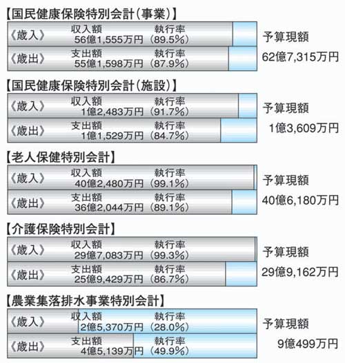 特別会計－平成18年度下半期執行状況