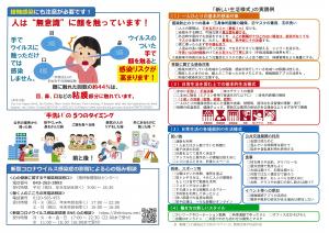 折り込みチラシ裏