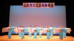 芸能発表会の様子