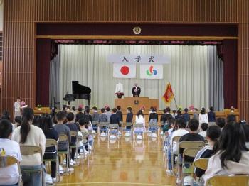 令和7年度入学式(南郷小)