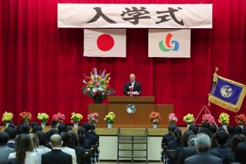 令和7年度入学式(山武中)