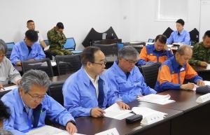 浸水災害訓練