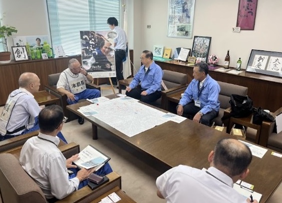 台風15号被災に係る牧之原市長面会