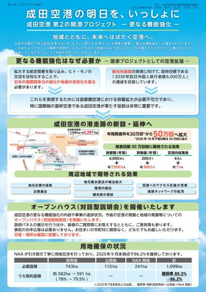 【2025年10月発行】成田空港の明日を、いっしょにvol.2