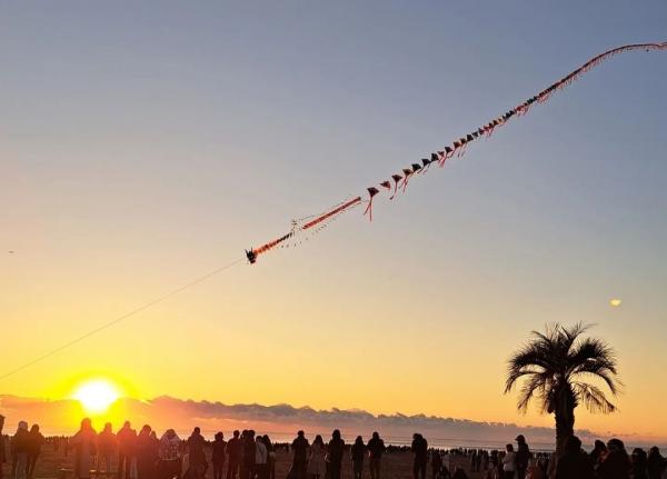 初日の出（昌子さん写真）