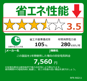 省エネラベル星