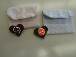 くるみぼたんとポーチ