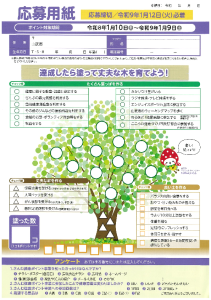 健康ポイントチラシ（裏）